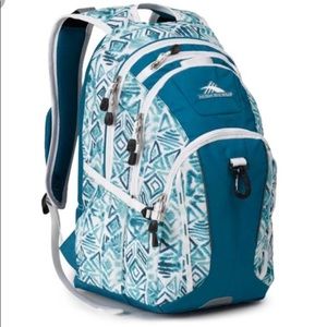 high sierra backpack blue